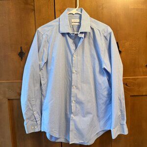Calvin Klein slim fit perf. non-iron dress shirt mens